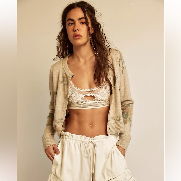 FREE PEOPLE Nocturnal Patterned Cardigan - Picture 4 of 10